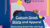 Custom Greek Shirts and Apparel | Greek Shirt | SS Printing