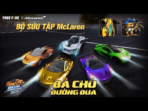 Làn sóng vật phẩm McLaren sẵn sàng khuấy đảo trong Free Fire