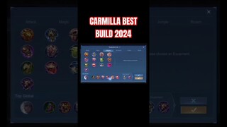 Carmilla Best Build 2024 (Part 2) #shorts #mlbb