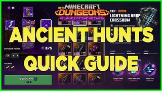 How To Do Ancient Hunts Efficiently - Minecraft Dungeons