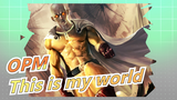 One Punch Man|This is my world, and you made the wrong choice!