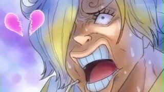 Sanji cemburu melihat hiyori di peluk zoro