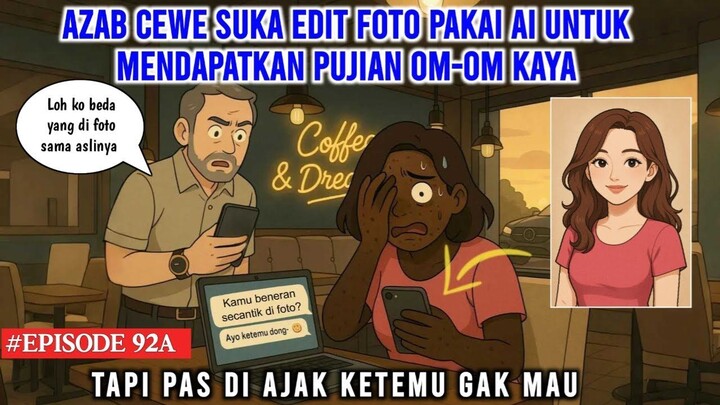 AZAB CEWE SUKA EDIT FOTO PAKAI AI UNTUK MENDAPATKAN PUJIAN OM-OM KAYA  COCO MEON