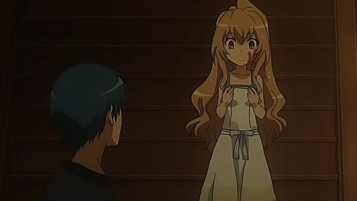 What did the river see?