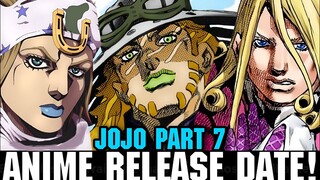 JOJO'S BIZARRE ADVENTURE PART 7 ANIME RELEASE DATE NETFLIX - Steel Ball Run Anime Release Date!