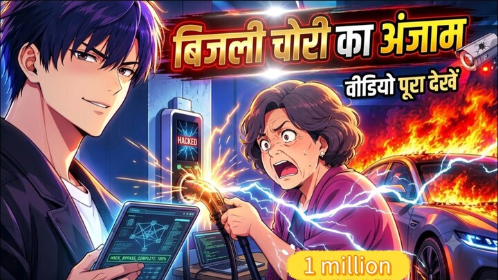 😡 आंटी चोरी से मेरी EV चार्ज करती थी 🤬 फिर उसने जो किया, सब कुछ जल गया | AI ANIMATION
