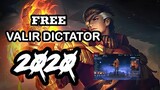 VALIR DICTATOR FOR FREE 2020 | MOBILE LEGENDS