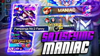 SATISFYING FANNY MANIAC! | FANNY RANKED GAMEPLAY | MLBB