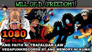 One piece 1080: Prediction | Ang faith ni Trafalgar law vs blackbeard | Vegapunkrecords?