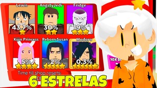 ANIME BRAWL ATUALIZOU E JÁ PEGUEI O NOVO MADARA 6 ESTRELAS (ROBLOX)