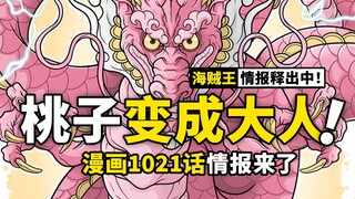 海贼王1021话情报！桃之助要变成完全体了！