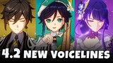 Genshin Impact 4.2 New Voicelines : ALL Archons Talk About Furina