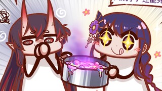 【荧四格】快趁热吃啊！我妹妹阿影亲手做的！