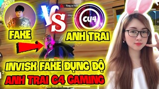 (Free Fire) -InvisK Fake Cầm Mp5 Phẫn Nộ Đụng Độ Anh Trai Của C4 Gaming