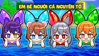 Mèo Simmy Nếu Các Em Bé Người Cá Nguyên Tố Được Sinh Ra Em Bé Lửa, Nước, Cây, Độc