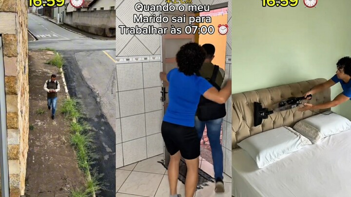 หลังส่งสามีไปทำงาน วันอันยุ่งเหยิงของพ่อบ้านทำอาหารที่บ้าน