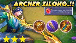 ZILONG ARCHER.!! COUNTER NATURE SPIRIT.!! MAGIC CHESS MOBILE LEGENDS