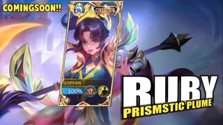 COMINGSOON SKIN RUBY - PRISMATIC PLUME COLLECTOR | MOBILE LEGENDS BANG BANG