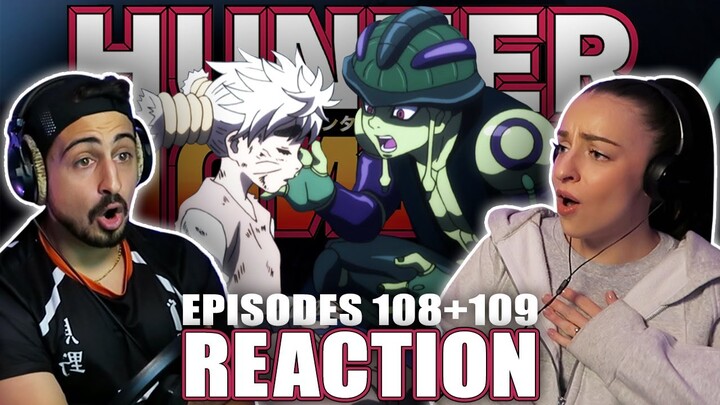 OUR FAVOURITE SCENE IN HUNTER X HUNTER?! Hunter x Hunter Episodes 108-109 REACTION!