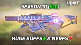 CODM Season 10 Huge Buffs and Nerfs 😱