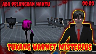 Misteri Tukang Warnet Misterius || Ada Pelanggan Hantu - Sakura School Simulator