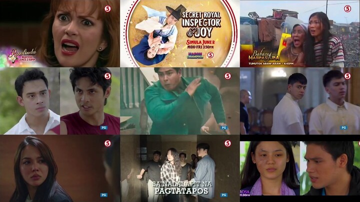 TV5 Commercial Break June 02, 2025 (Monday) (Secret Royal Inspector & Joy Tagalog Dubbed)