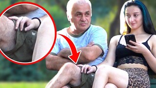 🔥Extreme TOUCHING Prank (เด็กสาววัยรุ่นและชายชรา) - Best of Just For Laughs 😲🔥💃