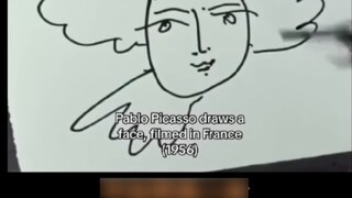 Picasso đã vẽ một khuôn mặt người