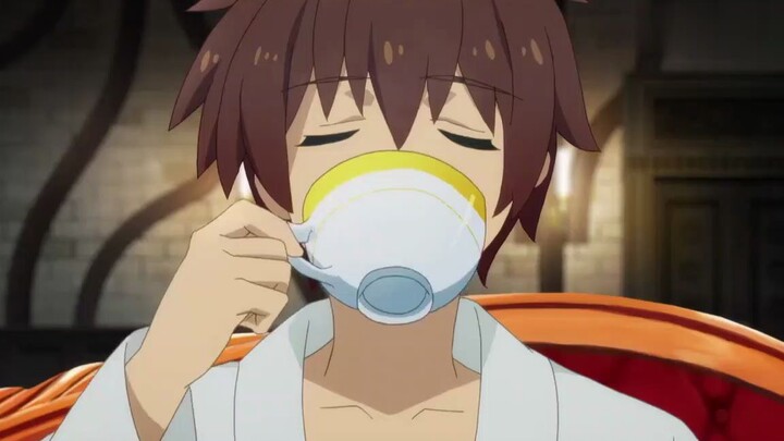 Seeing the two suddenly improve their manners made the little loli feel utterly disgusted.