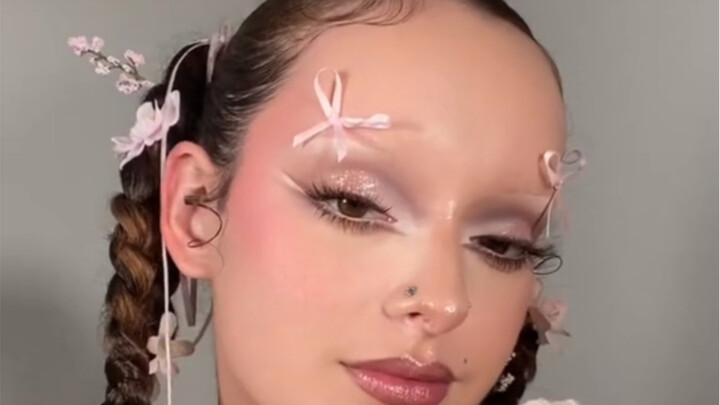 her daily makeup routine