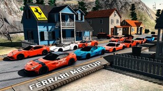 Ferrari Carmeet in Car Parking Multiplayer