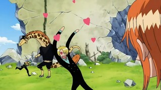 Zoro is still fighting next to him, Sanji, calm down!