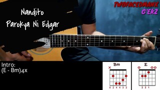 Nandito - Parokya Ni Edgar (Guitar Cover With Lyrics & Chords)