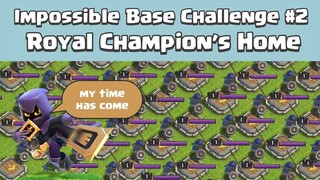 Base Full of Royal Champion Challenge | Every Troops VS Royal Champion Base | Clash of Clans