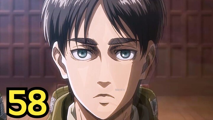 58: Grisha Yeager inherits Attack on Titan, and the finishing touch is the last sentence said by Ere