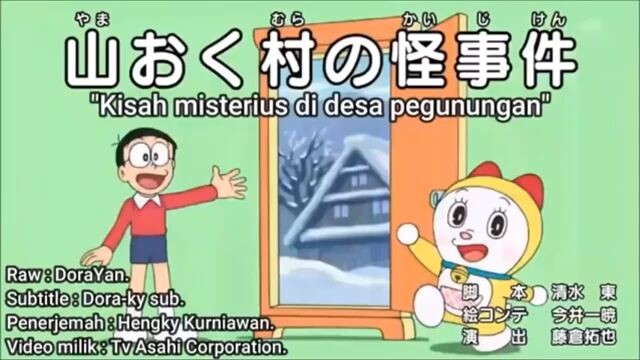 Doraemon kisah misterius di Desa pegunungan