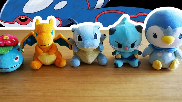 [Plush Dolls] Pokémon Center DOLL Series First Generation of the Big Three | Pogamon | Kyogre