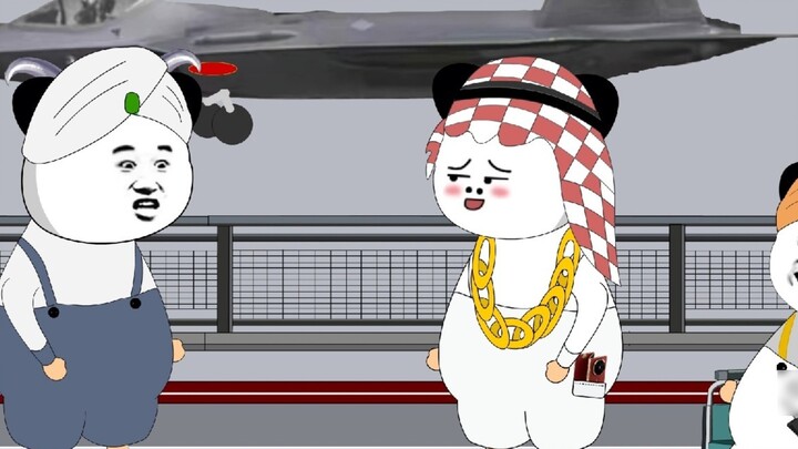 Saudi tycoon 48: Baba Sheep bought a 35-shear and showed off in front of the tycoon.