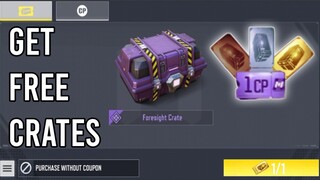 USE THE COUPONS TO GET FREE CRATES & 1 CP IN YOUR FIRST DRAW!! | COD MOBILE