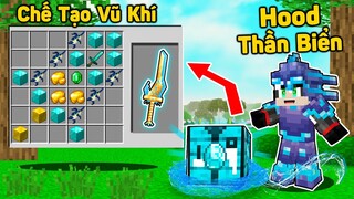 REDHOOD THỬ THÁCH CHẾ TẠO BỘ GIÁP THẦN BIỂN TRONG MINECRAFT*REDHOOD SỞ HỮU SỨC MẠNH ĐIỀU KHIỂN NƯỚC