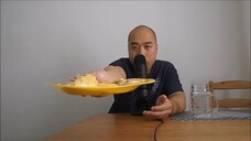 Eating Pierogi And Cheesy Fried Eggs Asmr Sounds
