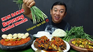 JENGKOL MUDA SAMBAL MENTAH CABE SETAN + IKAN BAKAR SAMBAL KECAP + ACAR TERONG IJO + LALAPAN MENTAH