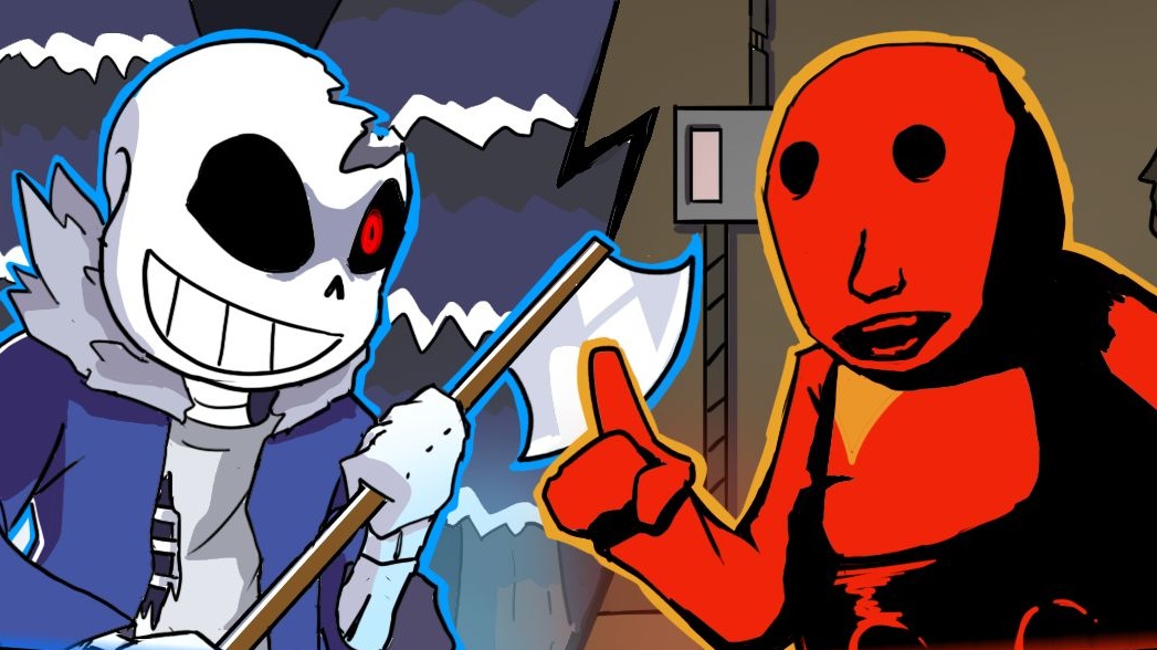 Horror!Sans VS Eggman (Horrortale VS Starved) by MasonFazbear on DeviantArt