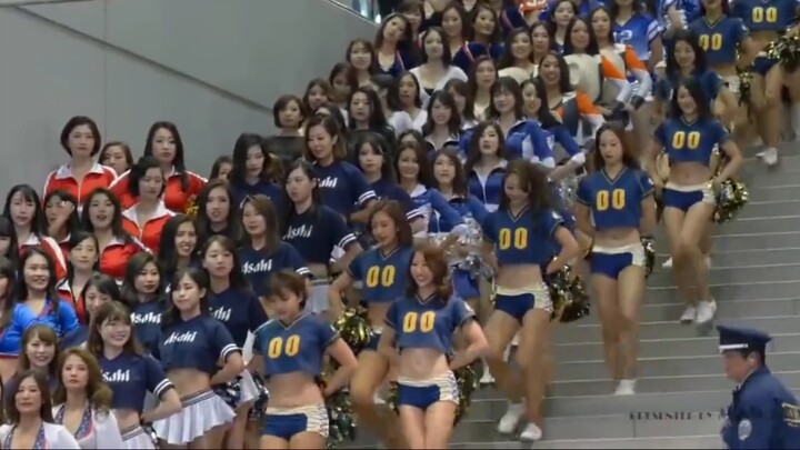 Japanese Student Cheerleading Squad