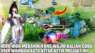 USER WANWAN AUTO KETAR KETIR MELIHAT HERO INI - WAN'ER HONOR OF KING GAMEPLAY