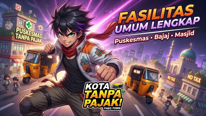 Fasilitas Umum Lengkap_ Puskesmas, Transportasi Bajaj, dan Agama di Kota Tanpa Pajak