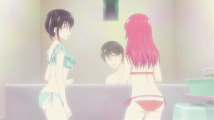 Rebutan pengen mandi bareng mc😹