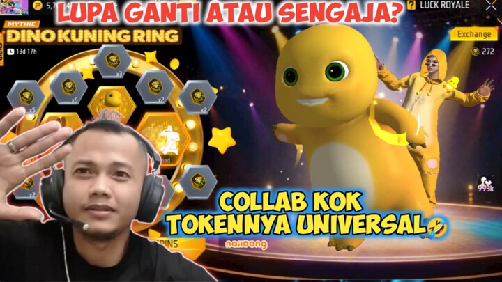 Spin Naillong Dino Kuning Ring,Bisa pake universal token😂