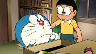 Nobita  và bé Pi chú khủng long sinh nhầm thời