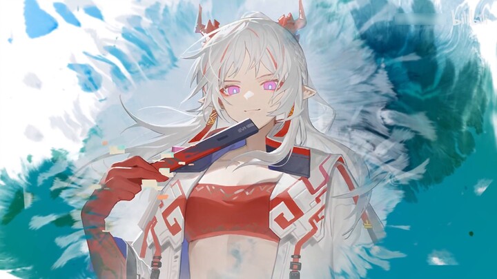 [Arknights /live2D]Chiều tối/sao ẩn một chút tuyết, trăng tối mà sáng, núi khô sông trôi